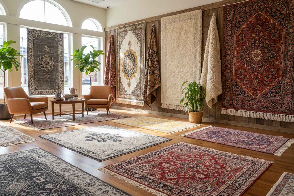 We’re more than just a rug shop—we’re here to help you create spaces that feel welcoming, stylish, and uniquely yours. Thank you for visiting Comfy Corners—we’re excited to help you find your perfect rug and make your home a true sanctuary. (rug shop and make it real photo)